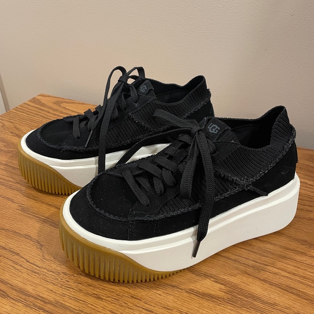 UGG Women's Black Platform Sneakers